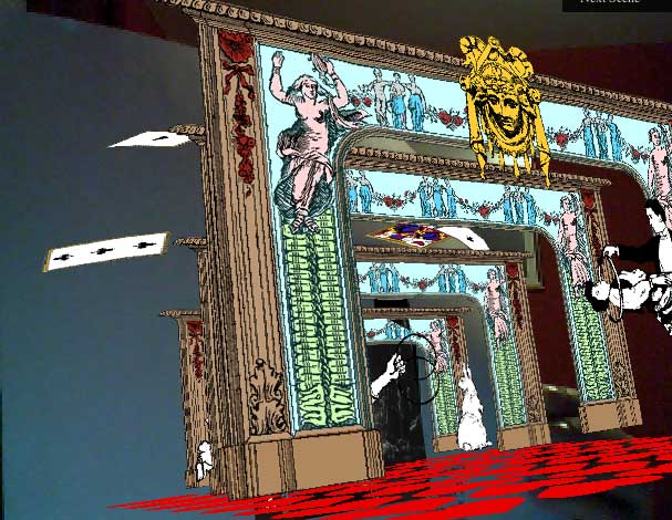 screenshot of magic theatre scene